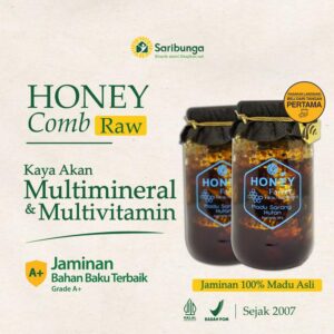 Madu Sarang Hutan - Honey Comb Raw Asli 100%