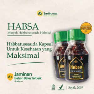 Suplemen Habbatussauda HABSA Sari bunga
