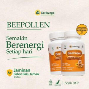 Raw BEE POLLEN SARIBUNGA Capsules - Natures Super Food - Multiflora