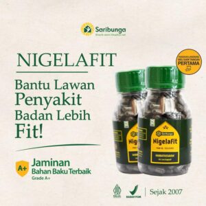 NIGELAFIT sari unga Serbuk Jintan Hitam Grade A+