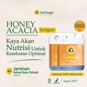Madu SARIBUNGA Madu Hutan Nektar Akasia Carpa