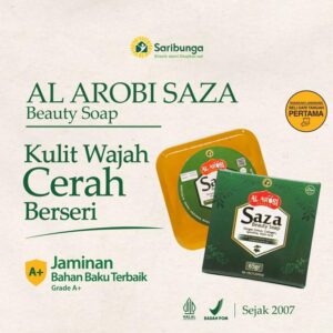 AL AROBI Sabun Zaitun Extra Virgin Olive Oil + Vitamin E Collagen Spirulina - Sabun Zaitun Untuk Wajah