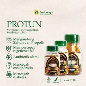 Kapsul Protun Saribunga - Propolis Zaitun Kapsul