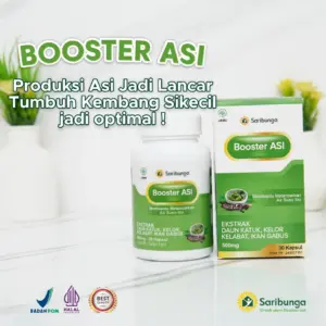 ASI BOOSTER SARIBUNGA – ASI Melimpah, Bayi Sehat, Ibu Bahagia