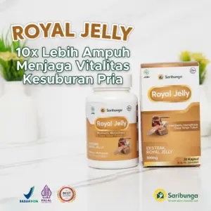 ROYAL JELLY SARIBUNGA – Nutrisi Premium untuk Daya Tahan Tubuh & Vitalitas