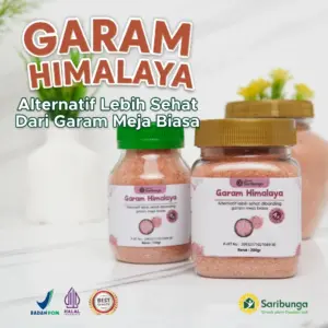 Garam Himalaya Original Saribunga Premium Grade A+ – Himalayan Salt Organic – Pink Himalayan Premium