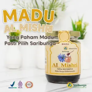 MADU AL MISHRI SARIBUNGA – Madu Habbatussauda Asli dari Mesir | Premium Grade A+ | 275ml