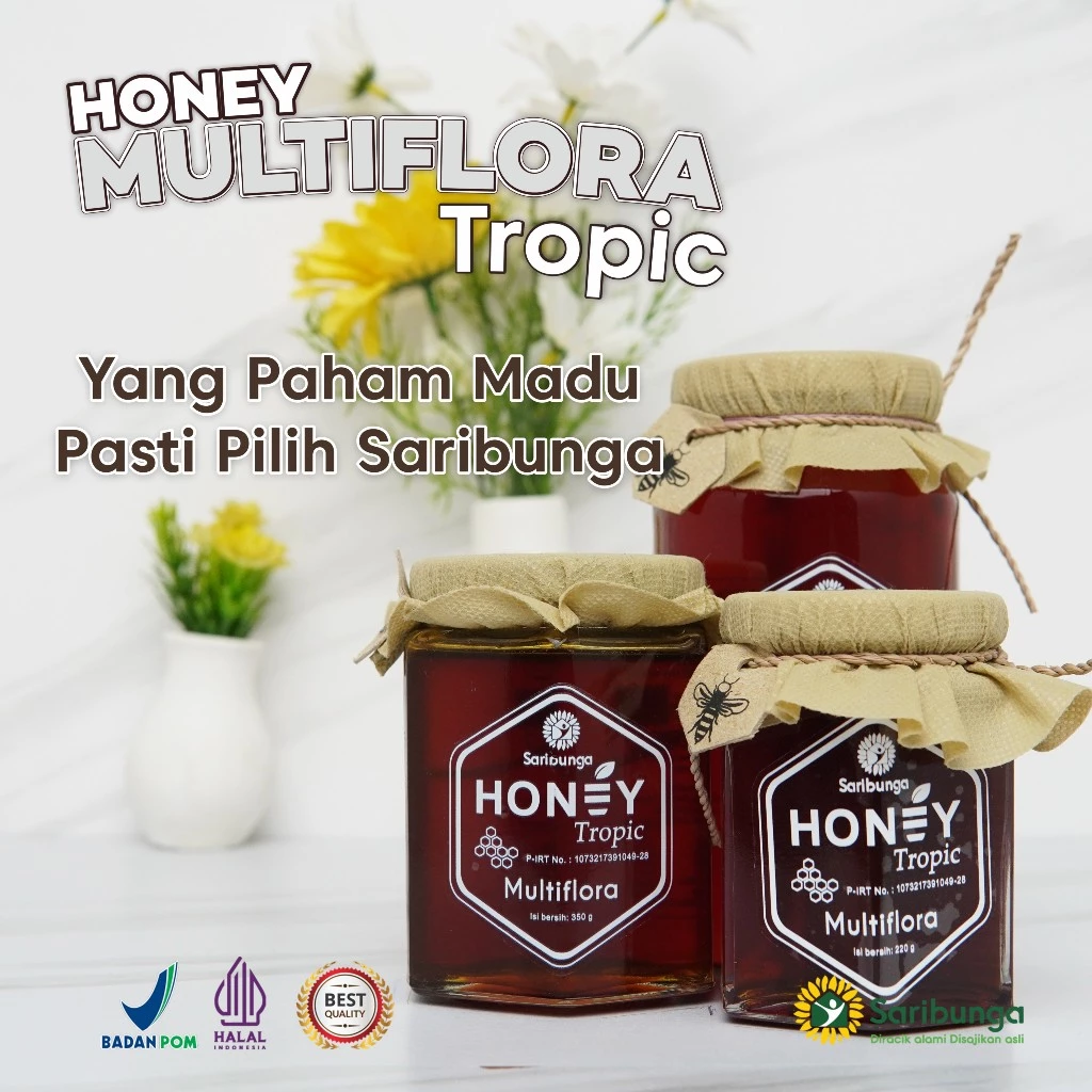 HONEY TROPIC AKASIA SARIBUNGA – Madu Akasia Premium 100% Murni dari Hutan Sumatra