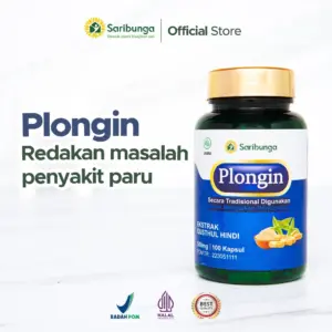 PLONGIN SARIBUNGA – Qist Al-Hindi Kapsul Grade A+ (Premium Herbal untuk Pernapasan)